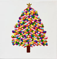 Funky Red Christmas Tree