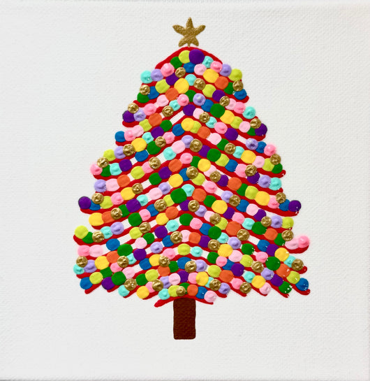 Funky Red Christmas Tree