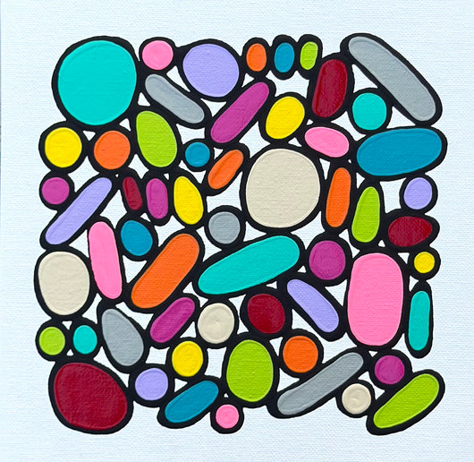 Organic Doodles with Black Outline