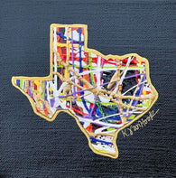 State of Texas in Black