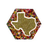 Texas Red Octagon Magnet