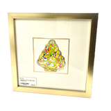 Christmas Tree on Paper Framed 8 x 8
