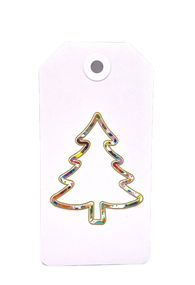 Handpainted Tree Outline Gift Tags Pkg. of 3