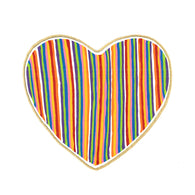 Heart Stripes (framed)
