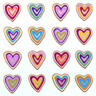 Sweet 16 Hearts (unframed)