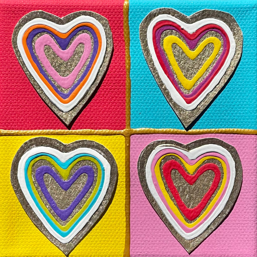 Collage Hearts